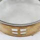 Art Deco Austrian Fruit Basket in Copper and Glass, 1920