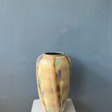 Colored ceramic vase