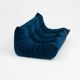 Canapé trois places Togo en tissu bleu foncé par Michel Ducaroy pour Ligne Roset