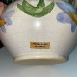 A bowl Pottery with fire from the swamp