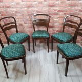 Renovated art deco dining chairs. Set of 5 pcs