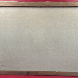 oil on canvas signature to be identified, Sawmill in the undergrowth