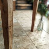 Farmhouse table in solid oak and pine, raw, washed, 212x93