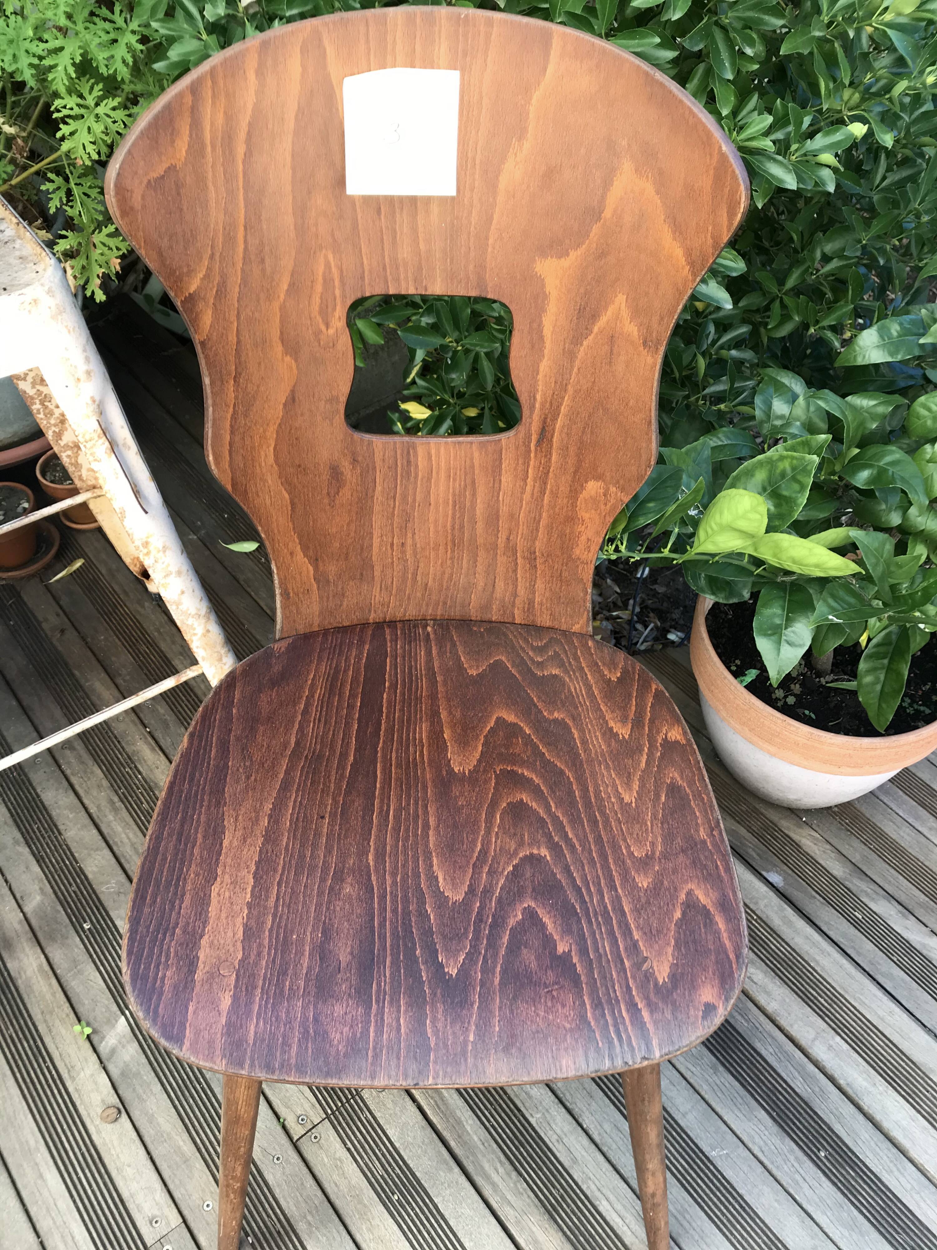 4 Baumann Gentiane chairs