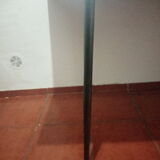 Table workshop footing vintage steel tray planks wood planks