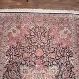Handmade silk cashmere rug 282×186cm