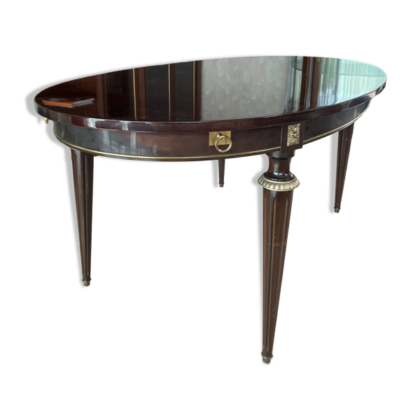 Table ovale extensible style Louis XVI