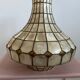 Mother-of-pearl suspension in the shape of a drop of water 70s