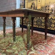 Table Louis Philippe en chêne avec 5 rallonges