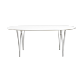 Elliptical dining table by Piet Hein And Bruno Mathsson For Fritz Hansen, Denmark 1960's
