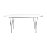 Elliptical dining table by Piet Hein And Bruno Mathsson For Fritz Hansen, Denmark 1960's