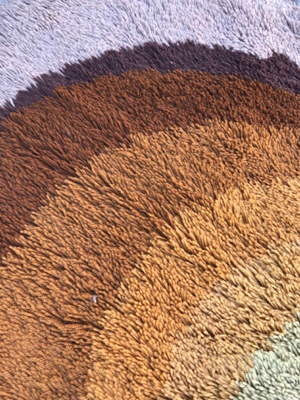 Carpet vintage years 60-70 mechanics 150 X 215 CM