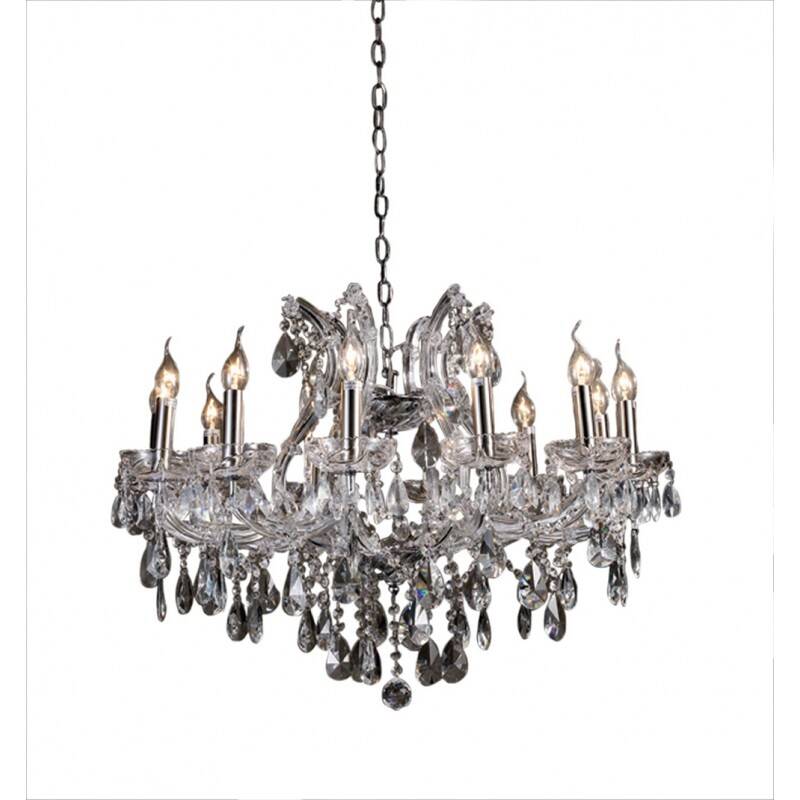 Classic silver chandelier