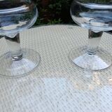 Pair of Medici glass vases