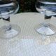 Pair of Medici glass vases