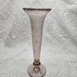 Biot style bubble glass vase