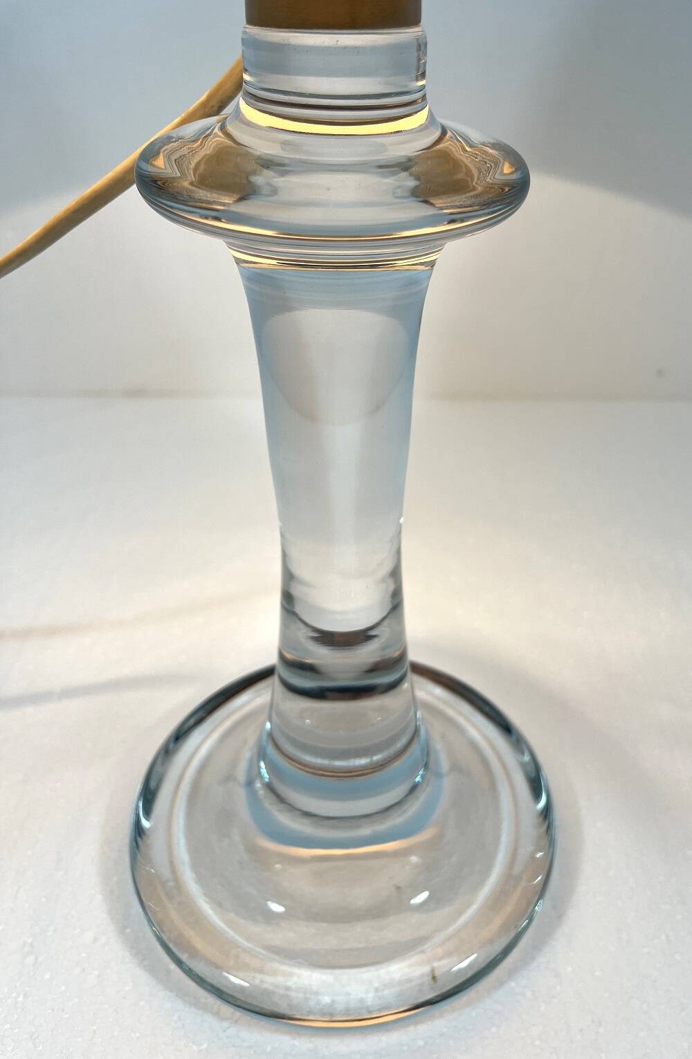 Holmegaard glass table lamp Astoria 1970's