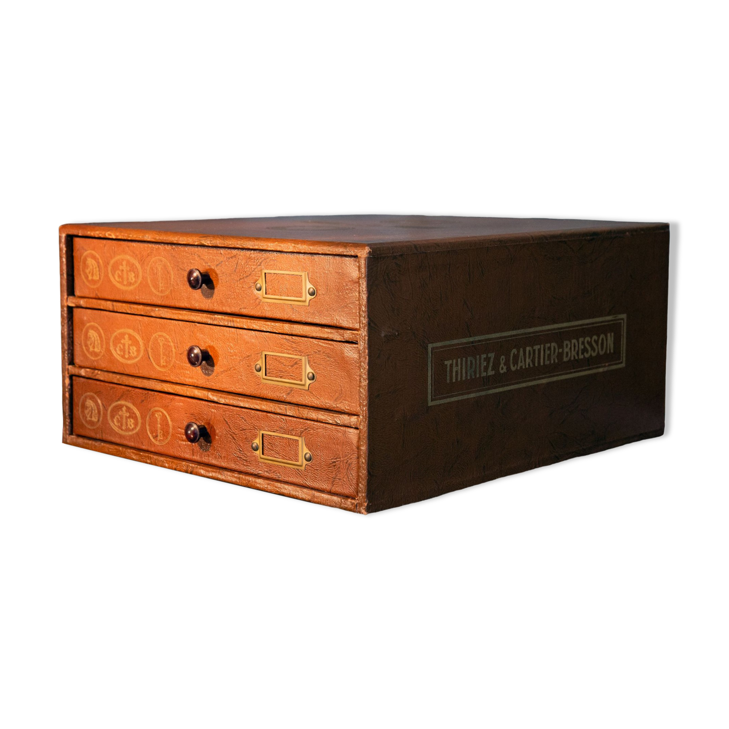 Thiriez Cartier Bresson haberdashery box, mid 20th