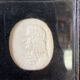 Sculpted ivory portrait suite, England circa 1880, sold in accordance with CITES regulations.