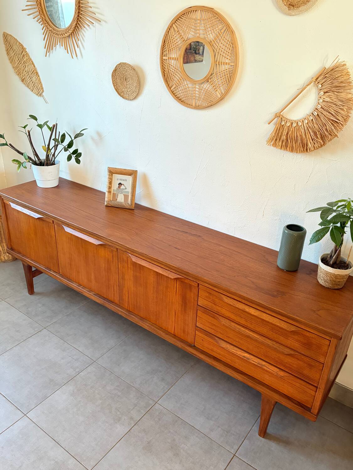 Vintage Scandinavian teak sideboard