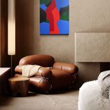 Original Klein Blue Abstract