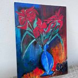 Bouquet de fleurs expressionniste