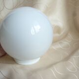 Ball lamp, ceramic and opaline ball lamp, mood and living room lamp