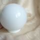Ball lamp, ceramic and opaline ball lamp, mood and living room lamp