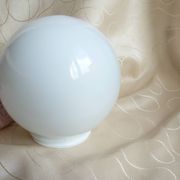 Ball lamp, ceramic and opaline ball lamp, mood and living room lamp