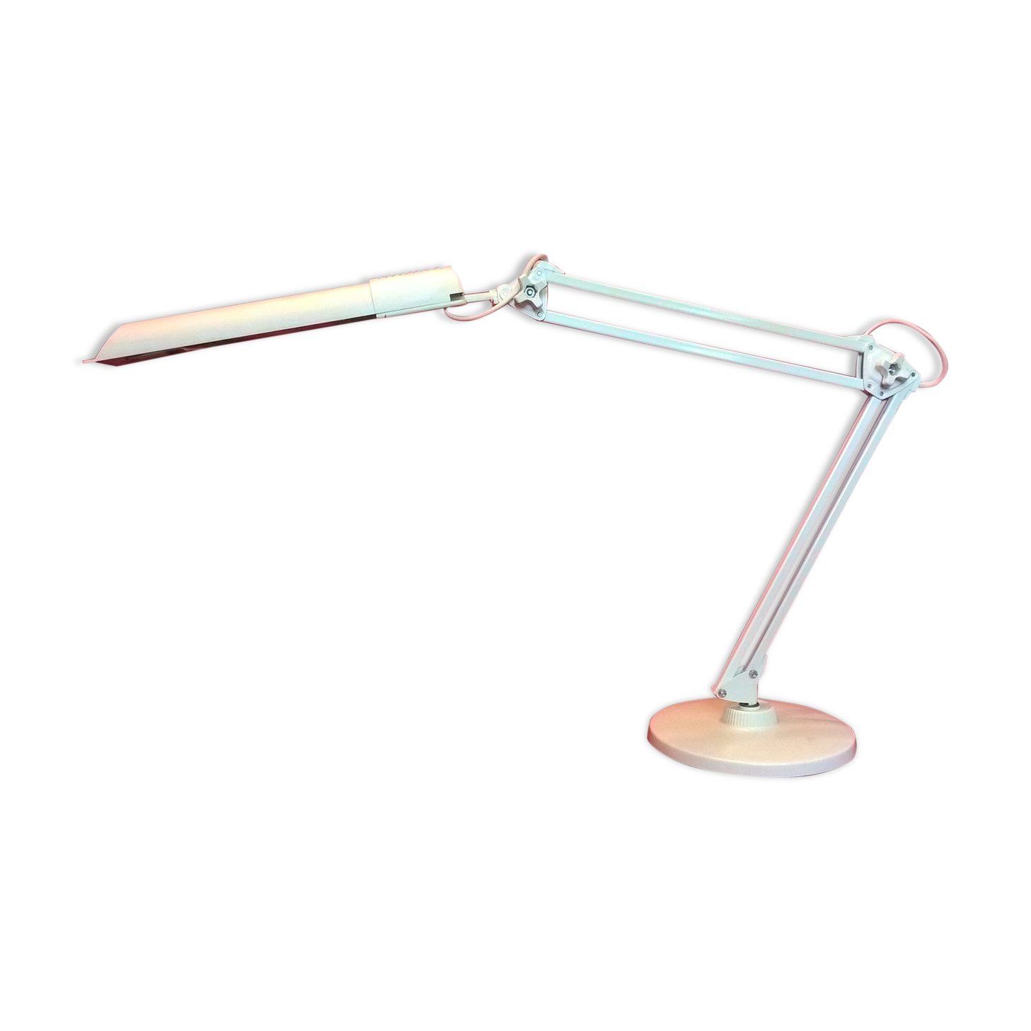 Swedish architect's lamp on vintage stand ~ sp brand ~ 1970s