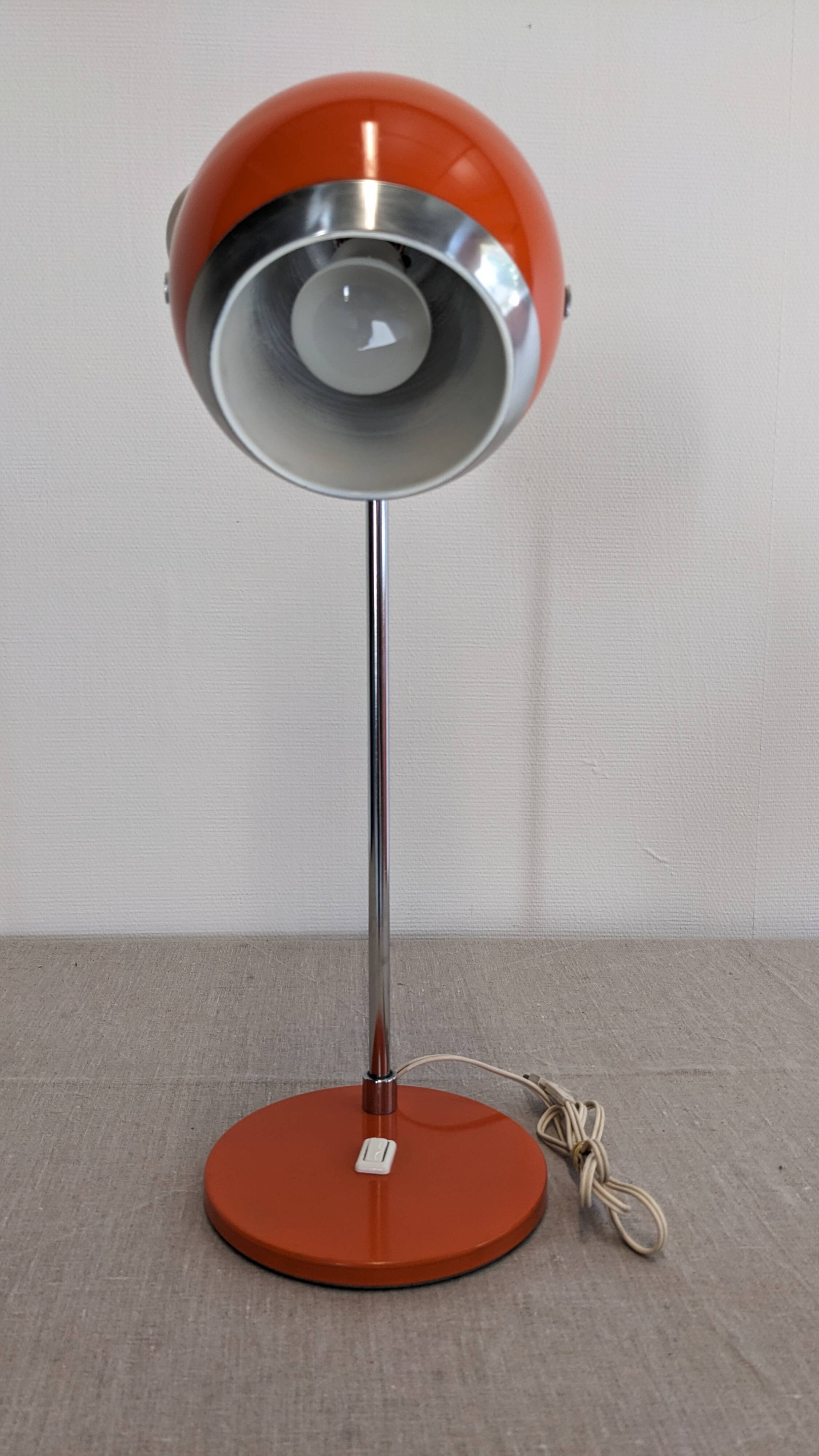 Space Age "Eye Ball" Lamp, 60s-70s