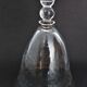 Verre à eau en cristallin gravé bordure or