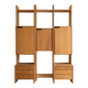 Modular library in solid elm by Pierre Chapo