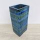 XL Bitossi ceramic vase in Rimini blue 727/30, Aldo Londi design, Italy