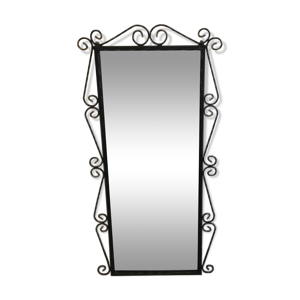 miroir fer forgé torsadé