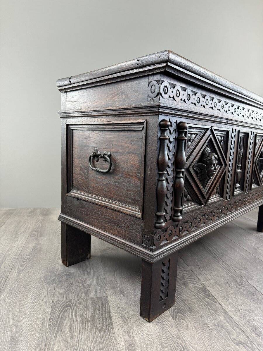 Antique Neo-Renaissance chest, 19th century