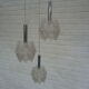 Vintage suspension design in 3 spheres Paul Secon by Sompex (60-70)