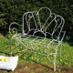 Banc en fer forgé ancien