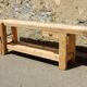 Large oak and fir carpenter's workbench - Old trade furniture