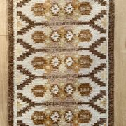 Flatweave Rug Ingegerd Silow, Swedish, Rollakan, Small, Original, Vintage