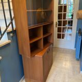 Library vintage teak showcase 1960