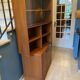 Library vintage teak showcase 1960
