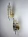 Pair of Venini wall lights, Murano cut glass, Italy, circa 1970s