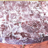 Pair chevets Louis XV marble breccia Violette