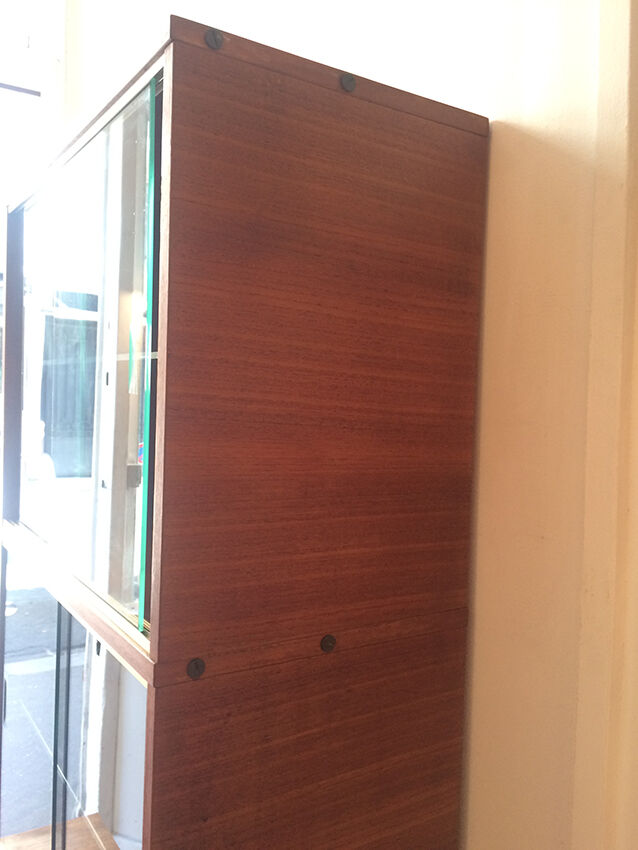 Bookcase in teak, André Montois 1950-60