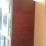 Bookcase in teak, André Montois 1950-60