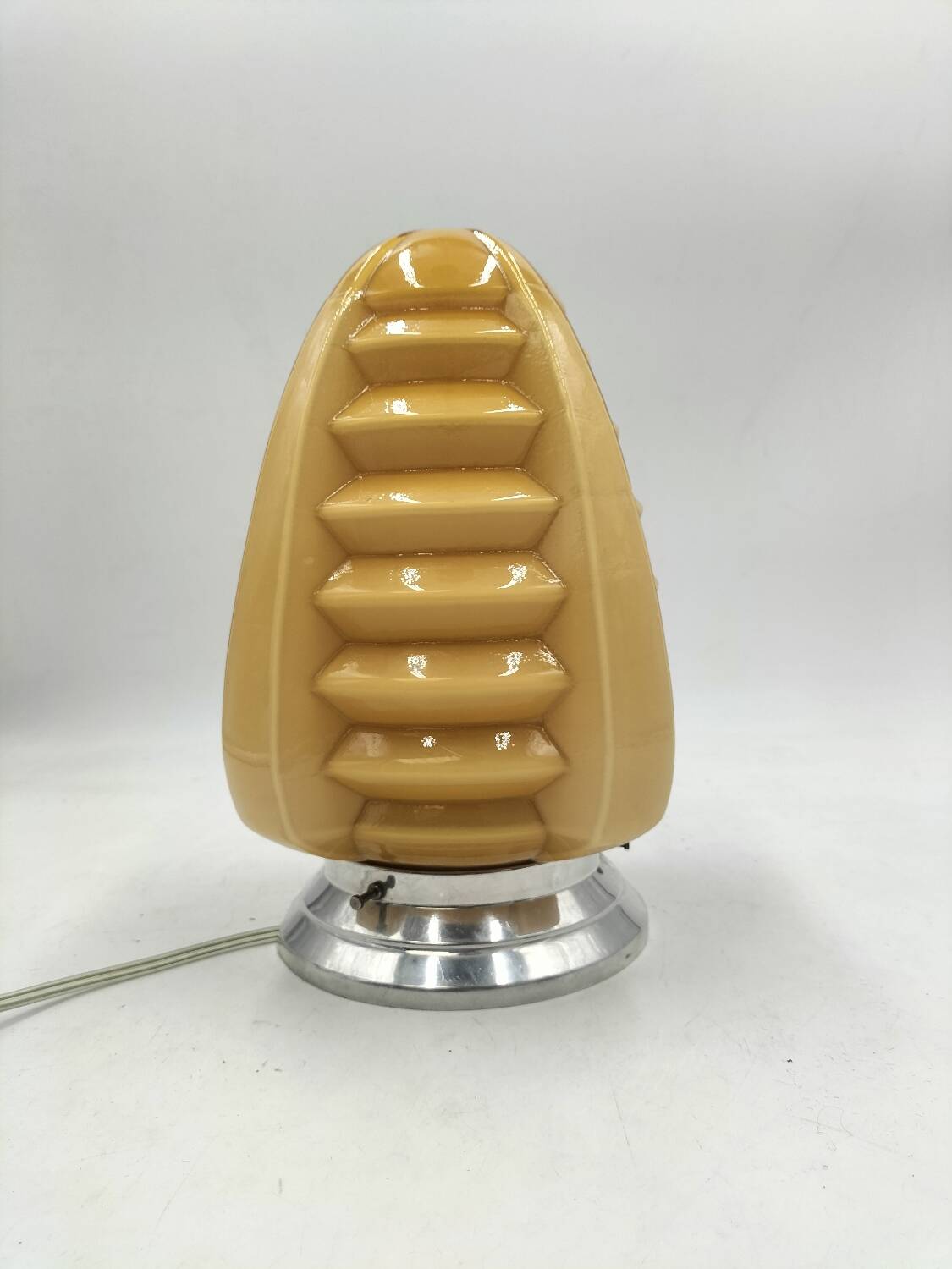 Art Deco glass table lamp