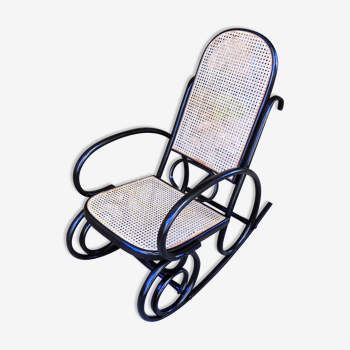 Rocking chair bois courbé