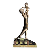Art Deco URIANO statue