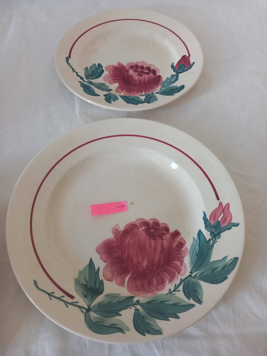 2 rare Sarreguemines Hossegor dishes